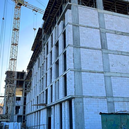 Ход строительства ЖК Father, 4.1-4.2 дома, ноябрь 2025