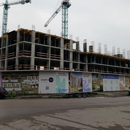 Хід будівництва ЖК Sister, 1.3 - 1.4 будинки, листопад 2025