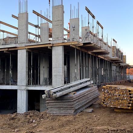 Хід будівництва ЖК ЛЮМ, 3-5 секції, листопад 2025