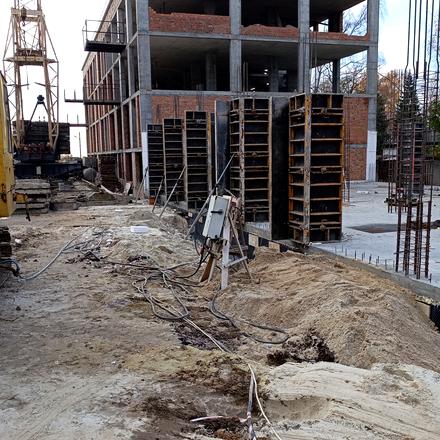 Хід будівництва ЖК Еко-дім на Надійній, 10 будинок, листопад 2025