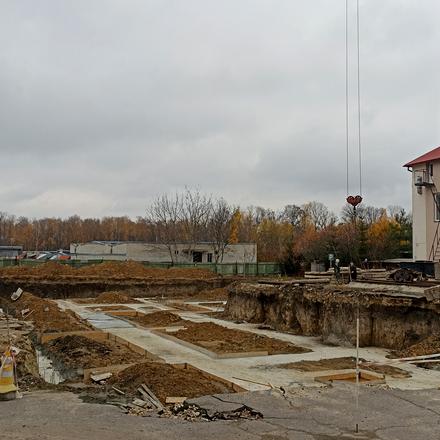 Ход строительства ул. Андрея Сахарова, 5, Дом, ноябрь 2025