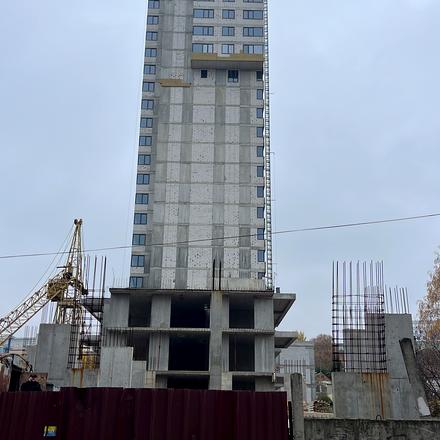 Хід будівництва ЖК Затишний-2, 2 будинок (секція 1), листопад 2025