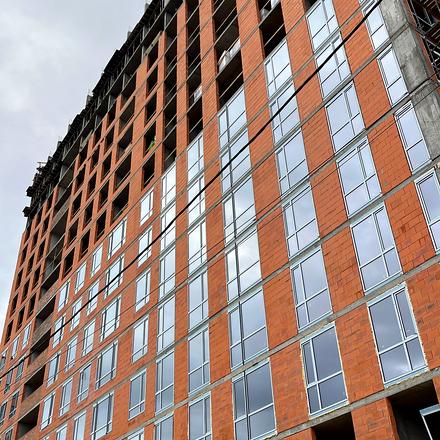 Ход строительства ЖК Comfort House, 4 дом (секция 6), ноябрь 2025