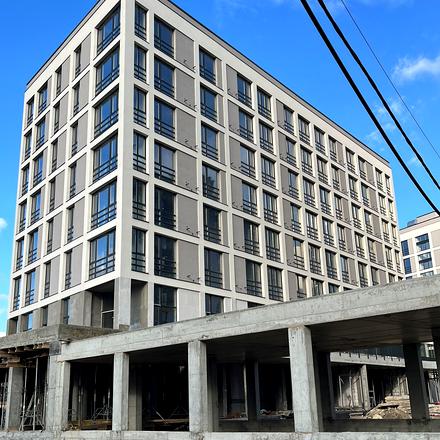 Ход строительства ЖК Шенген, 2 дом (секции 1-2), ноябрь 2025