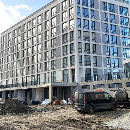 Ход строительства ЖК Шенген, 2 дом (секции 1-2), ноябрь 2025