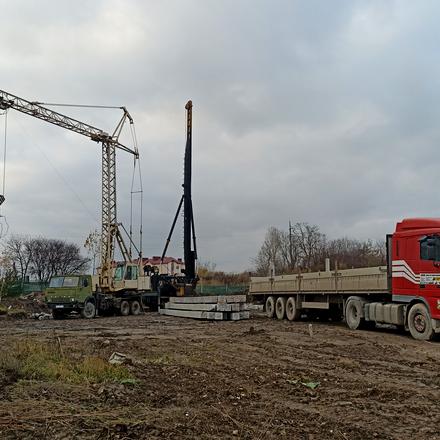 Ход строительства ул. Героев Чернобыля, 1 дом, ноябрь 2025