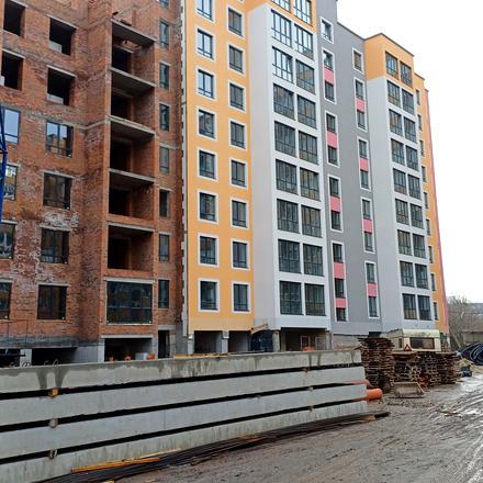 Ход строительства ЖК Янтарный, 1 секция, ноябрь 2025