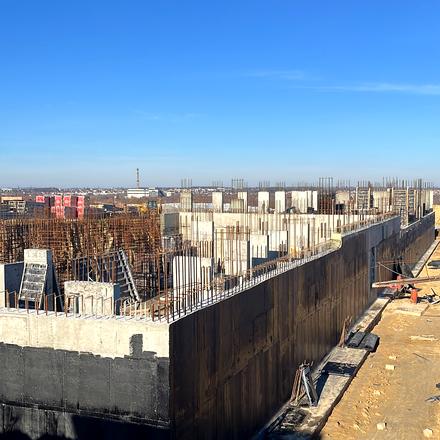 Ход строительства ЖК Greenville Prostir, 2 дом, ноябрь 2025