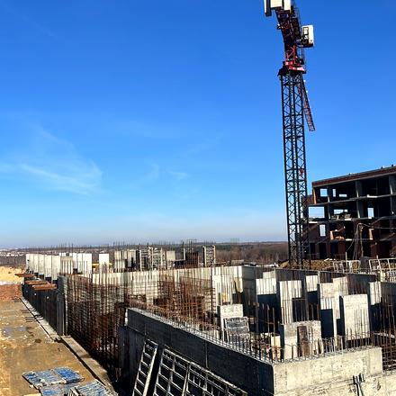 Ход строительства ЖК Greenville Prostir, 2 дом, ноябрь 2025