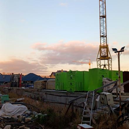 Ход строительства ЖК Orange Park, 14 дом, ноябрь 2025