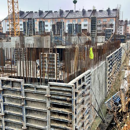 Ход строительства ЖК Wings, 1 дом, ноябрь 2025