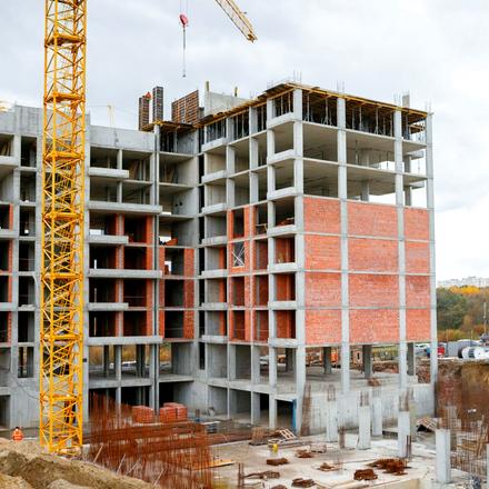 Хід будівництва ЖК AUROOM URBAN, 1 будинок (секції 3-6), листопад 2025