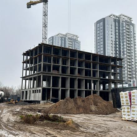 Хід будівництва ЖК Dnipro Island, 2 будинок (секція 1), листопад 2025