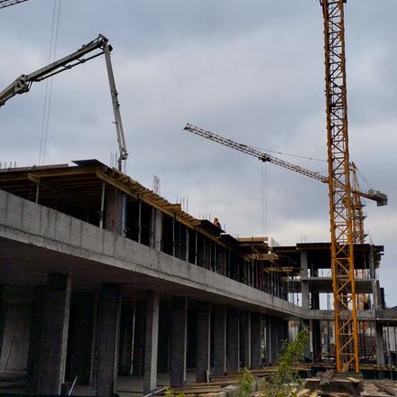 Хід будівництва Житловий квартал Central Park, 1 будинок, листопад 2025