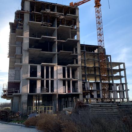 Хід будівництва Пространство Eco City (Пространство на Радостной), Будинок Г, листопад 2025