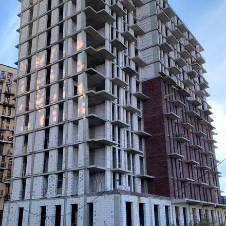 Хід будівництва Пространство Eco City (Пространство на Радостной), Будинок А, листопад 2025