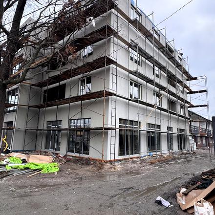 Хід будівництва вул. Шевченка, Будинок, листопад 2025