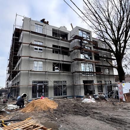 Хід будівництва вул. Шевченка, Будинок, листопад 2025