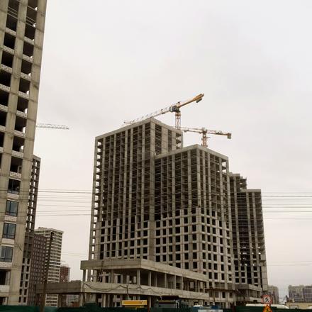 Ход строительства ЖК Варшавский-3, Дом 10.9, ноябрь 2025