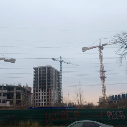 Ход строительства ул. А. Олеся / ул. Семьи Кристеров, 0, ноябрь 2025