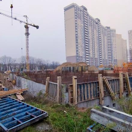 Ход строительства ЖК Лесной квартал, 16 дом, ноябрь 2025