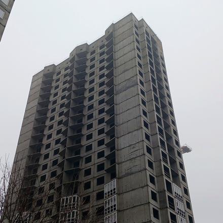 Ход строительства ЖК Эврика, 22 дом, декабрь 2025