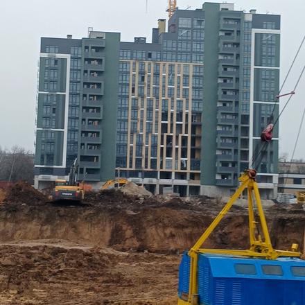 Ход строительства ЖК Феофания City, 2 дом, декабрь 2025