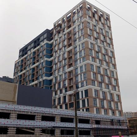 Ход строительства ЖК Феофания City, 7 дом (секция 1), декабрь 2025