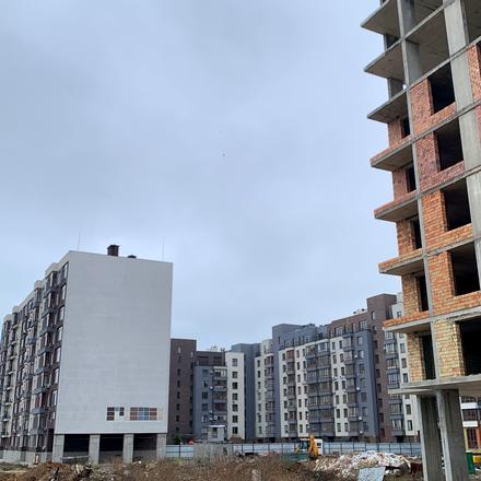 Хід будівництва Житловий район Сади Рів'єри, 8-9 будинки, грудень 2025