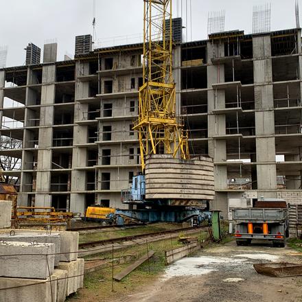 Хід будівництва ЖК на Прохоровській, 4 будинок, грудень 2025