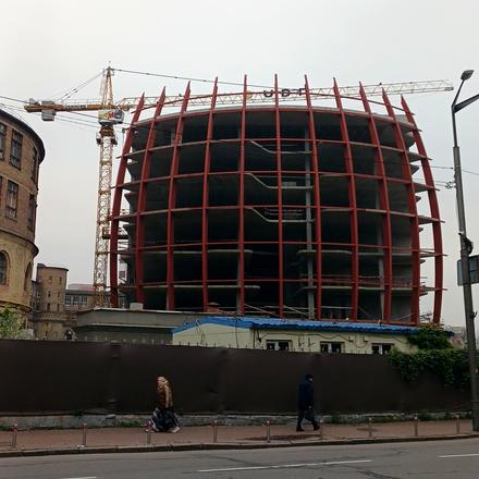 Хід будівництва вул. Князів Острозьких (Московська), 8, Будинок, грудень 2025