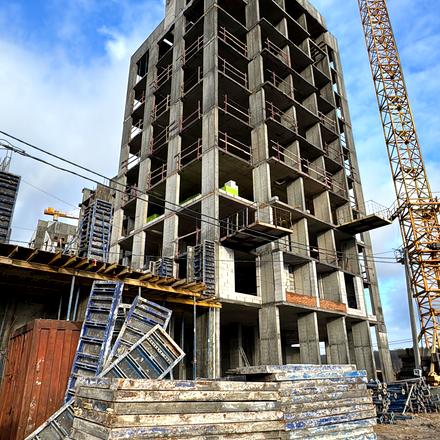 Ход строительства ЖК Синергия Сити, 37 дом, декабрь 2025