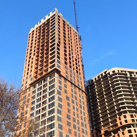 Ход строительства ЖК SALUT!, 1 дом, декабрь 2025