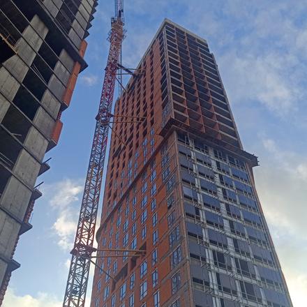 Ход строительства ЖК SALUT!, 1 дом, декабрь 2025