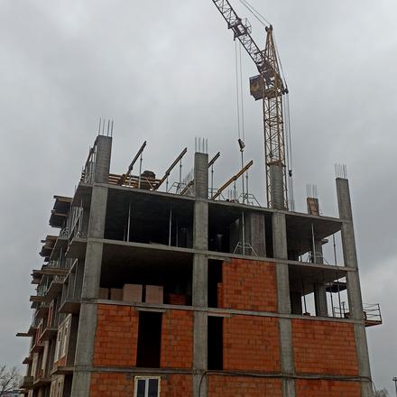 Хід будівництва ЖК на Микулинецькій 116 (соціальне житло), 2 будинок, грудень 2025