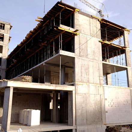 Ход строительства ЖК BIG BEN, Дом А1, декабрь 2025