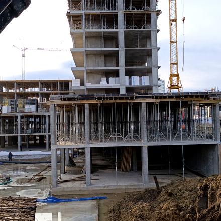 Ход строительства ЖК BIG BEN, Дом А3, декабрь 2025