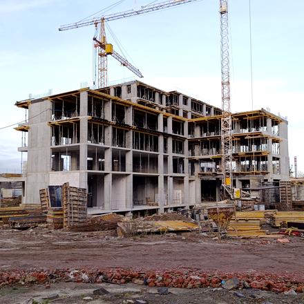 Ход строительства ЖК BIG BEN, Дом А1, декабрь 2025