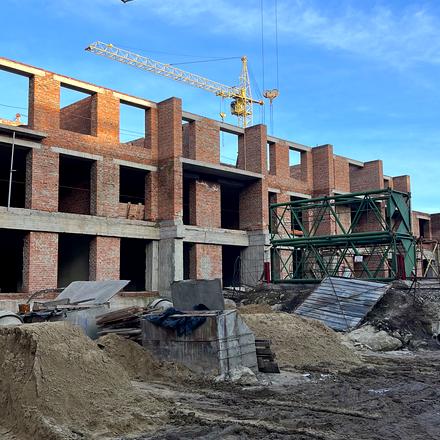 Ход строительства Жилой район Княгинин, 34 дом, декабрь 2025