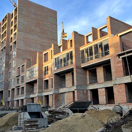 Ход строительства Жилой район Княгинин, 35 дом, декабрь 2025