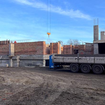 Ход строительства Жилой район Княгинин, 32 дом, декабрь 2025