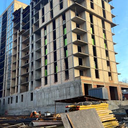 Хід будівництва БФК  Prime Tower, 3 будинок, грудень 2025