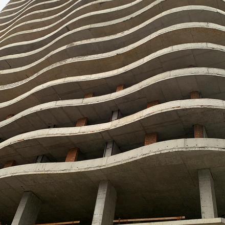 Хід будівництва Unity Towers, вежа A, грудень 2025