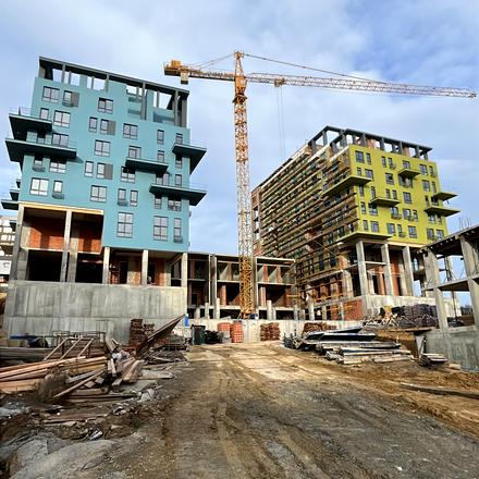 Хід будівництва ЖК Шелест, 1-2 будинки, грудень 2025