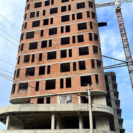 Хід будівництва ЖК на Миколайчука 38, 1 будинок, грудень 2025