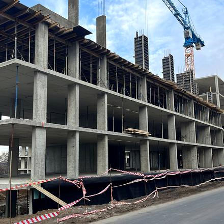 Хід будівництва ЖК Family House, 1-2 будинки, грудень 2025