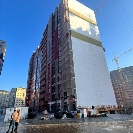 Ход строительства ЖК SKYGARDEN, 2 дом (секции 6-7.1), декабрь 2025