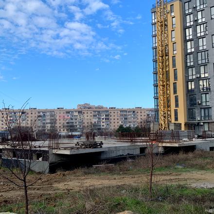 Ход строительства ЖК Приморские Сады, 5.2 дом, декабрь 2025