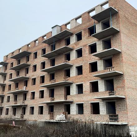 Хід будівництва ЖК Мирний, 1 будинок (секції 1-2), грудень 2025