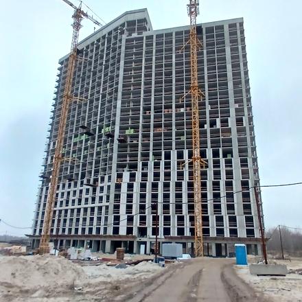 Ход строительства ЖК H2O, 4 дом, декабрь 2025